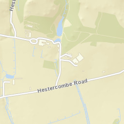 Hestercombe Road, Taunton, Somerset TA2 Street Map