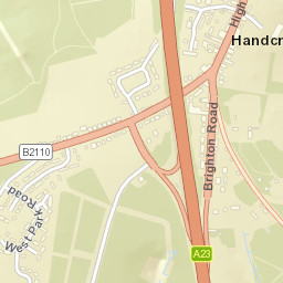 Handcross Street Map