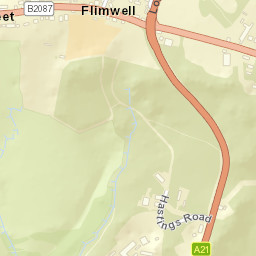 Flimwell Street Map