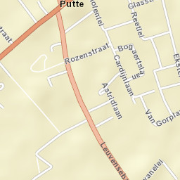Putte Street Map