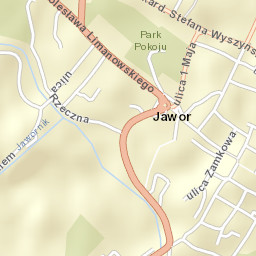 Jawor Street Map