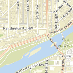 218 10A Street Northwest, Calgary, AB Street Map