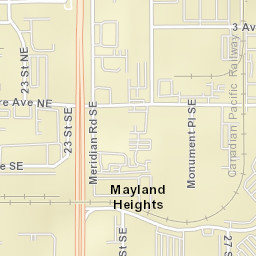 23 Street Northeast, Calgary, AB T2E 5Z2 Street Map