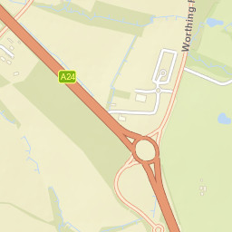 A24, Horsham, West Sussex RH13, UK Street Map