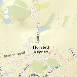 Horsted Keynes Street Map