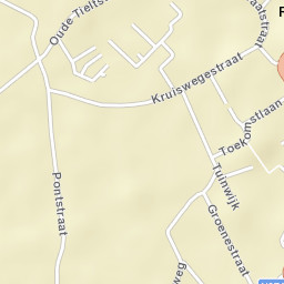 Ruiselede Street Map