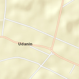Udanin Street Map