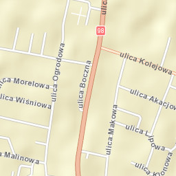 Bielany Wrocławskie Street Map