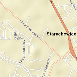 Starachowice Street Map