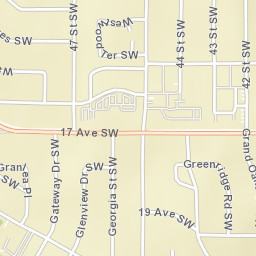 1604-1632 43 Street Southwest, Calgary Street Map