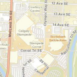 Agriculture Trail SE, Calgary, AB T2G 5A2 Street Map