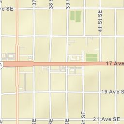 1817-1839 43 Street Southeast, Calgary Street Map