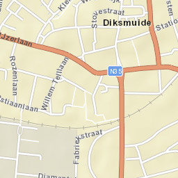 Diksmuide Street Map