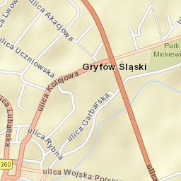 Gryfów Śląski Street Map
