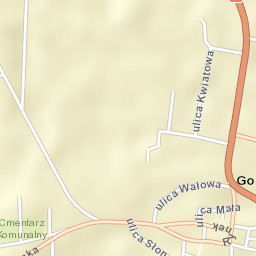 Gorzów Śląski Street Map