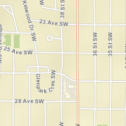 4024-4116 Grove Hill Road Southwest Street Map