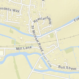 Creech Saint Michael Street Map