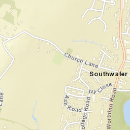 Southwater Street Map
