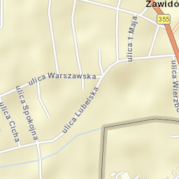 Zawidów Street Map