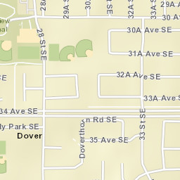 Doverthorn Place Southeast, Calgary, AB Street Map