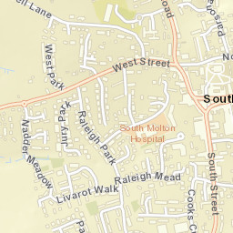 Broad Street the Square, South Molton Street Map