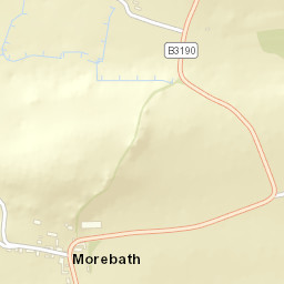 B3190, Tiverton, Devon EX16, UK Street Map