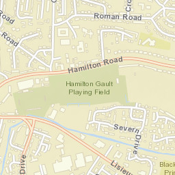 75 Hamilton Rd, Taunton, Somerset TA1, UK Street Map
