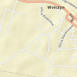 Wołczyn Street Map