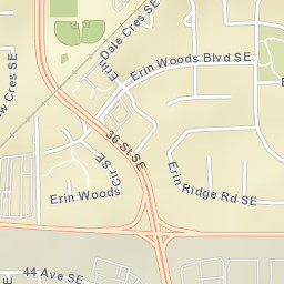 4087-4643 36 Street Southeast, Calgary Street Map