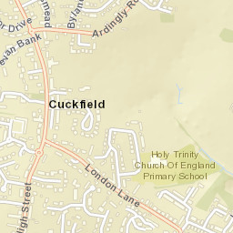 Cuckfield Street Map