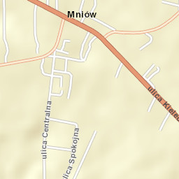Mniów Street Map