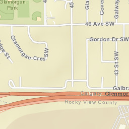 82-104 Gordon Drive Southwest, Calgary Street Map