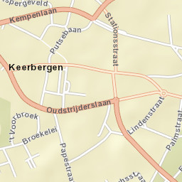 Keerbergen Street Map