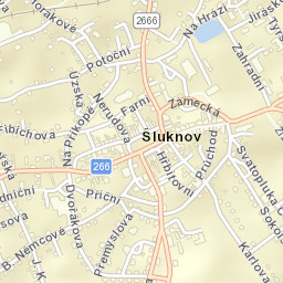 Šluknov Street Map