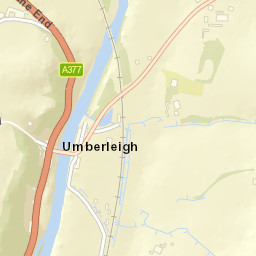 B3227, Umberleigh, Devon EX37, UK Street Map