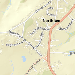Northiam Street Map
