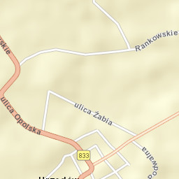 Urzędów Street Map