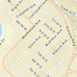 Revelstoke Street Map