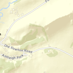 39 Ashleigh Park, Bampton, Tiverton, Devon Street Map