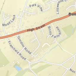 Buxted Street Map