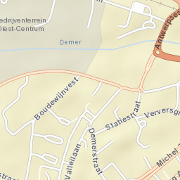 Diest Street Map