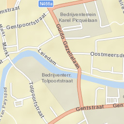 Deinze Street Map
