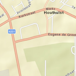 Houthulst Street Map