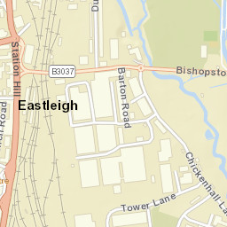 Eastleigh Street Map