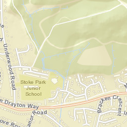 Bishopstoke Street Map