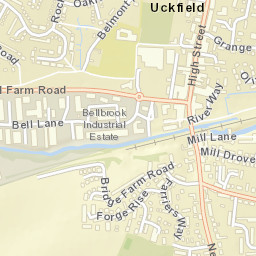 Uckfield Street Map