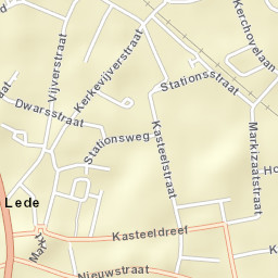 Lede Street Map
