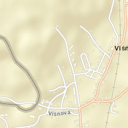 Višňova Street Map
