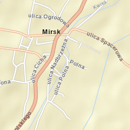 Mirsk Street Map