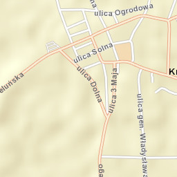 Krzepice Street Map